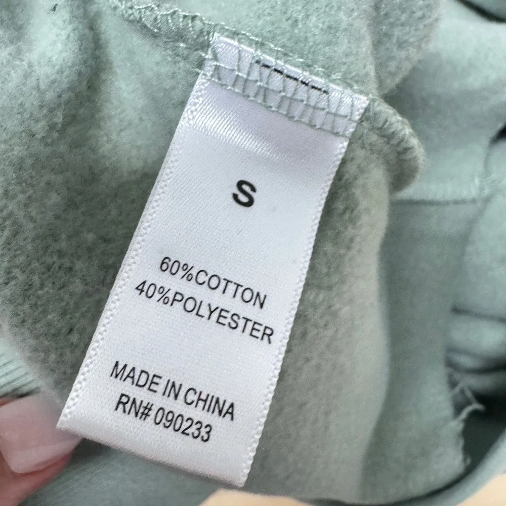 PacSun Women's Sage Green‎ Fleece Raw Hem Sweat Shorts Size S Small Loungewear